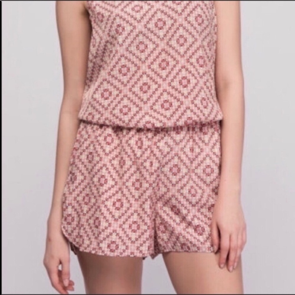 NEW Gap Tank Romper in Pink Geo Print - Picture 8 of 8
